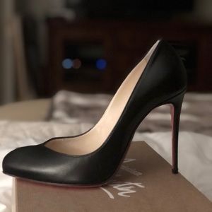 Christian Louboutin/Breche/Black like new! 100cm